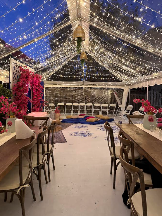 20 x 40 Clear Tent Lights